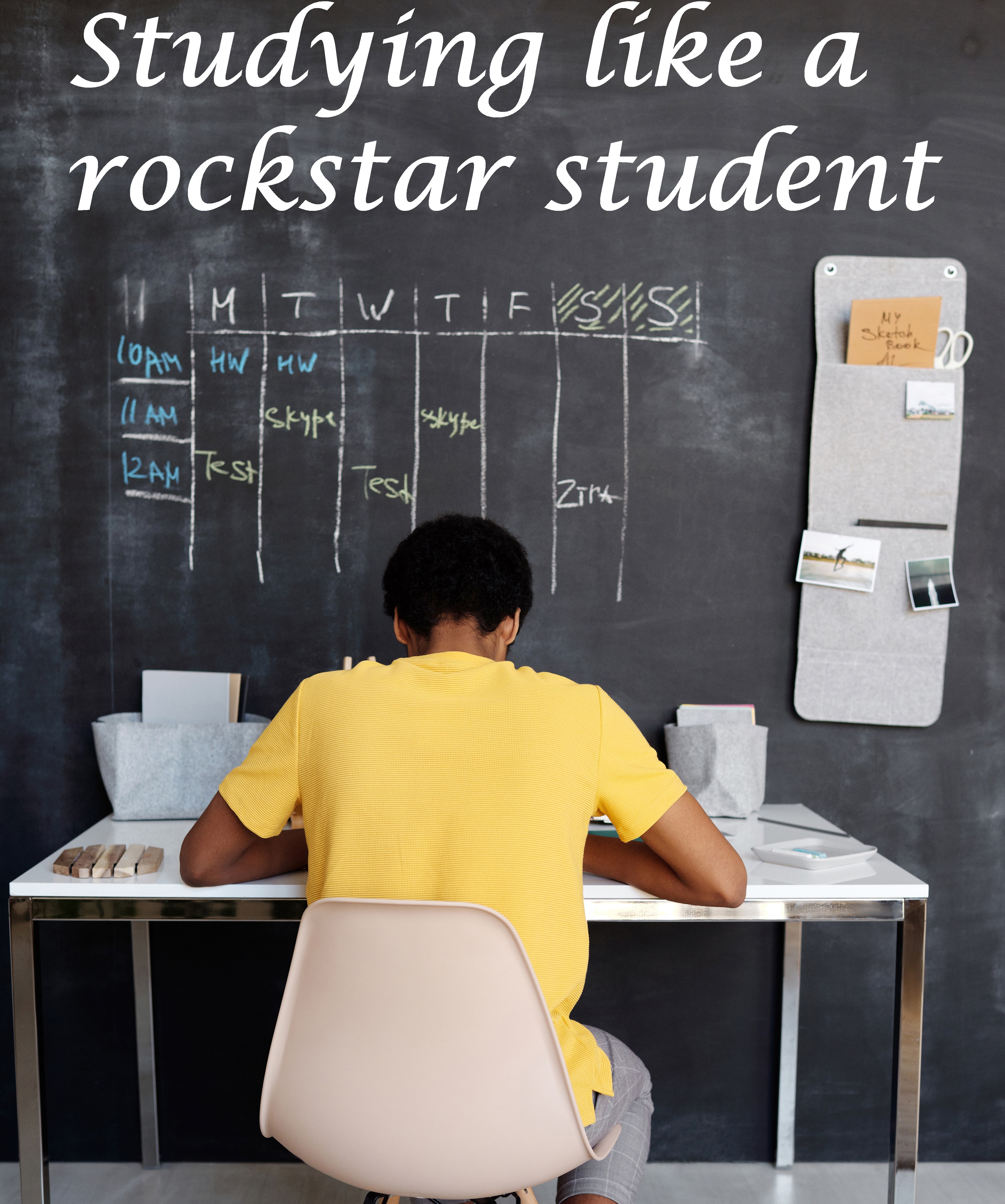 Studying like a rock-star student