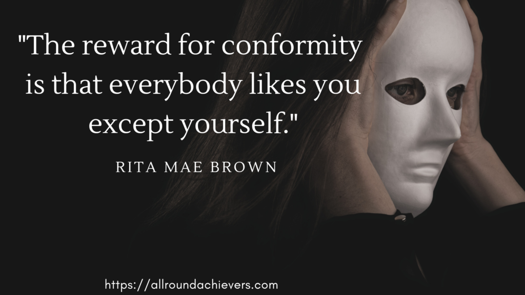 It's ok to not conform