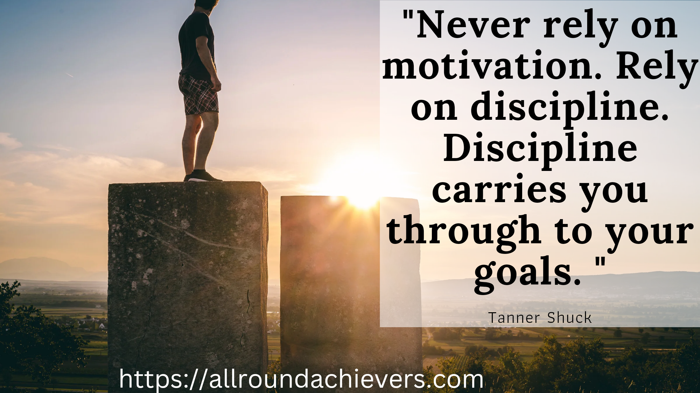 Motivation and discipline