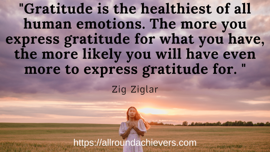 Here's the gratitude theory