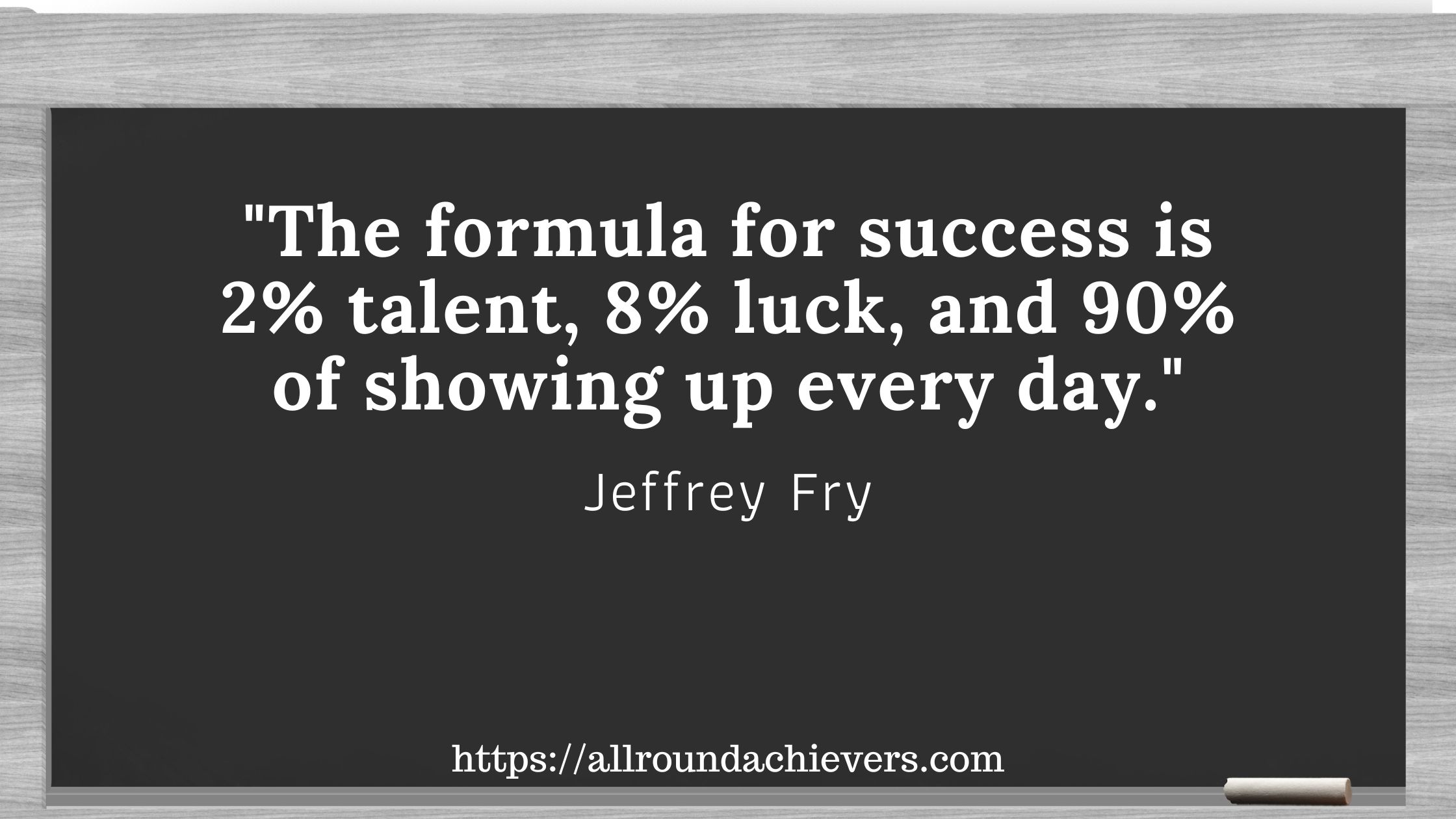 formula for success