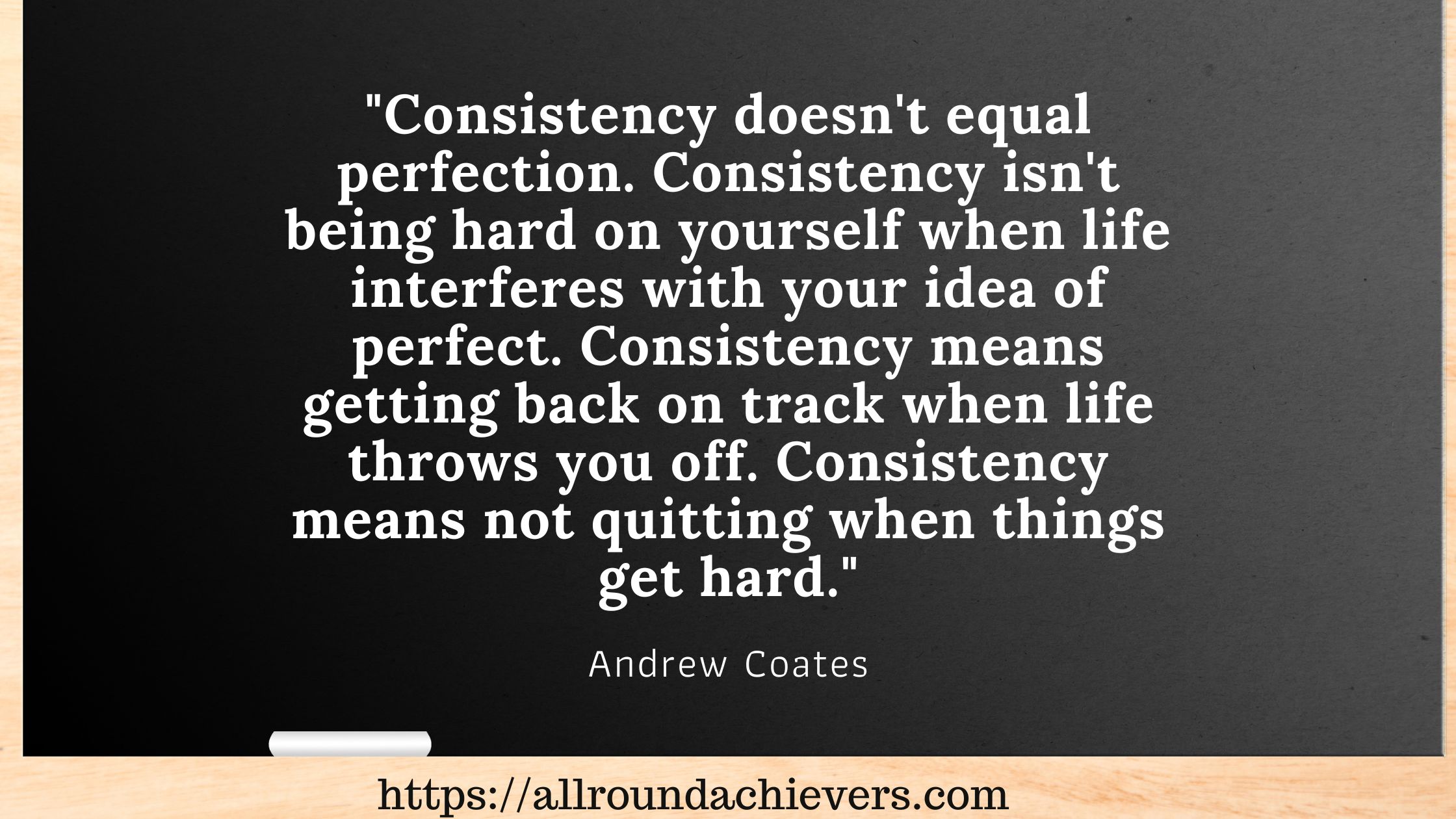what does it mean to be consistent?