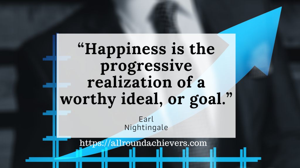 Progress = happiness